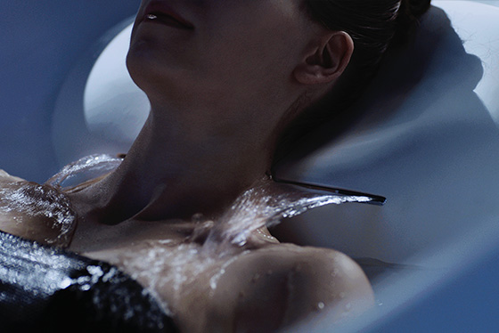TOTO Floatation Tub in a luxury bathroom setting